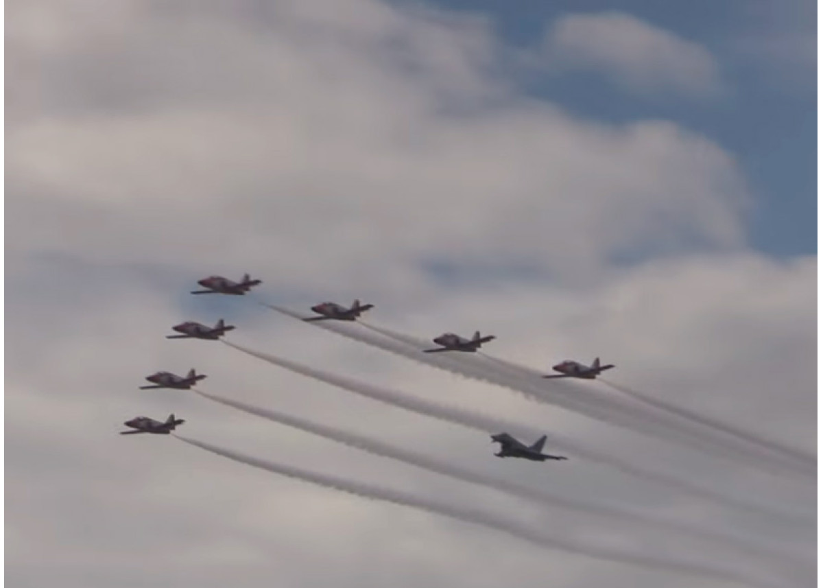 Patrulla Águila en el X Festival de Gijón 2015